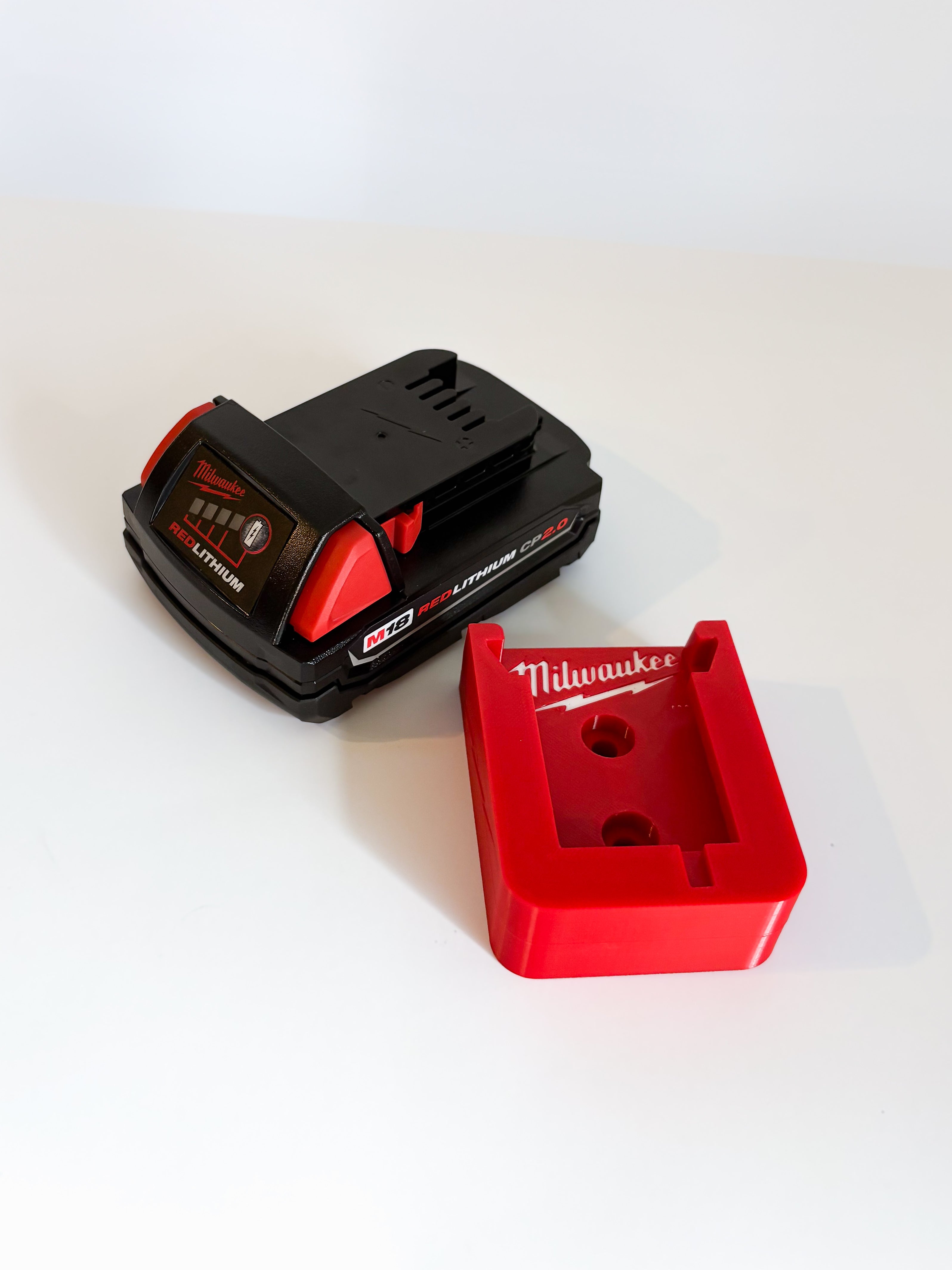 Milwaukee M18 Battery Holder and Wall Mount