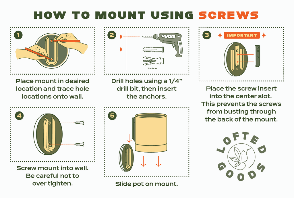 Grid Wall Light Planter With Hidden Drip Tray