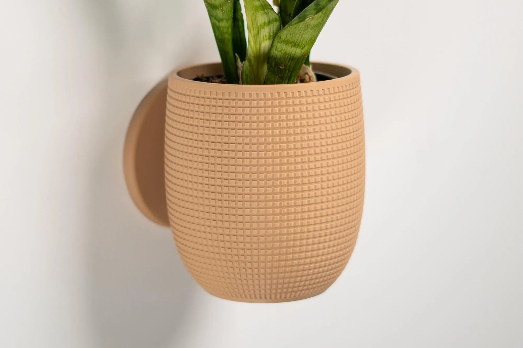 Grid Wall Planter with Hidden Drip Tray