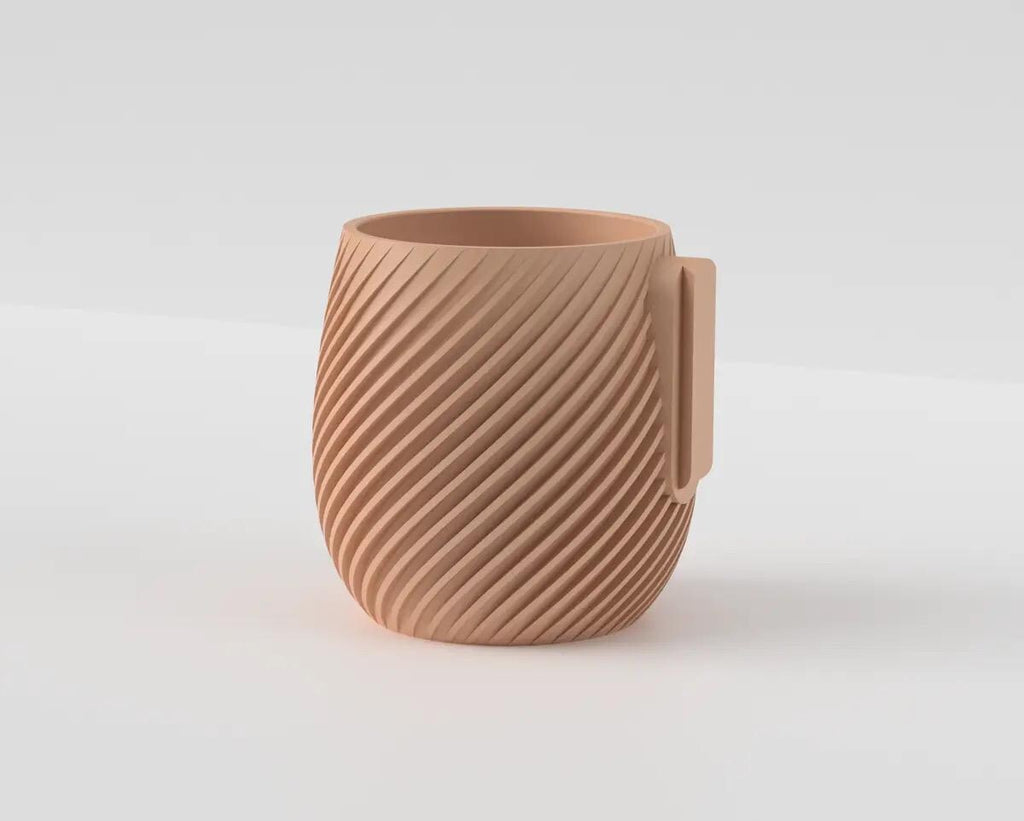 Spiral Wall Planter with Hidden Drip Tray