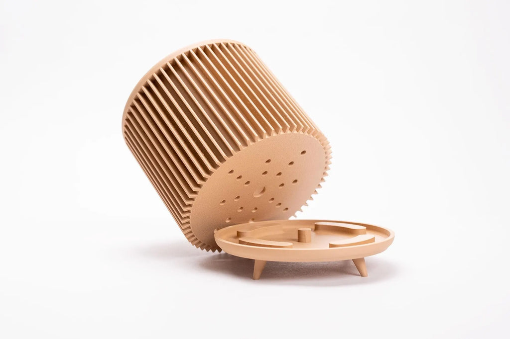 Ribbed Table Planter with Legs