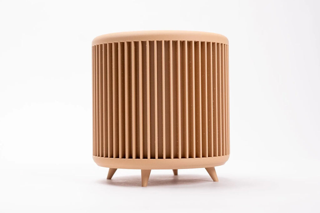 Ribbed Table Planter with Legs