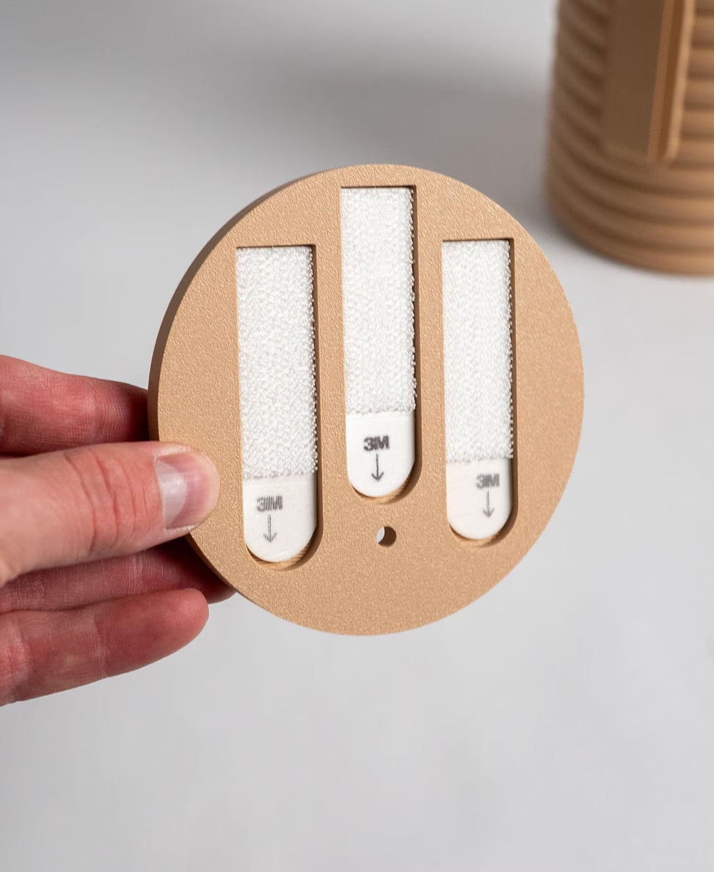 Ribbed Wall Light Planter With Hidden Drip Tray